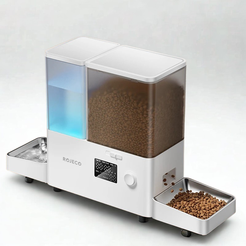 Distributeur Automatique De Croquettes Et D'eau Pour Chat