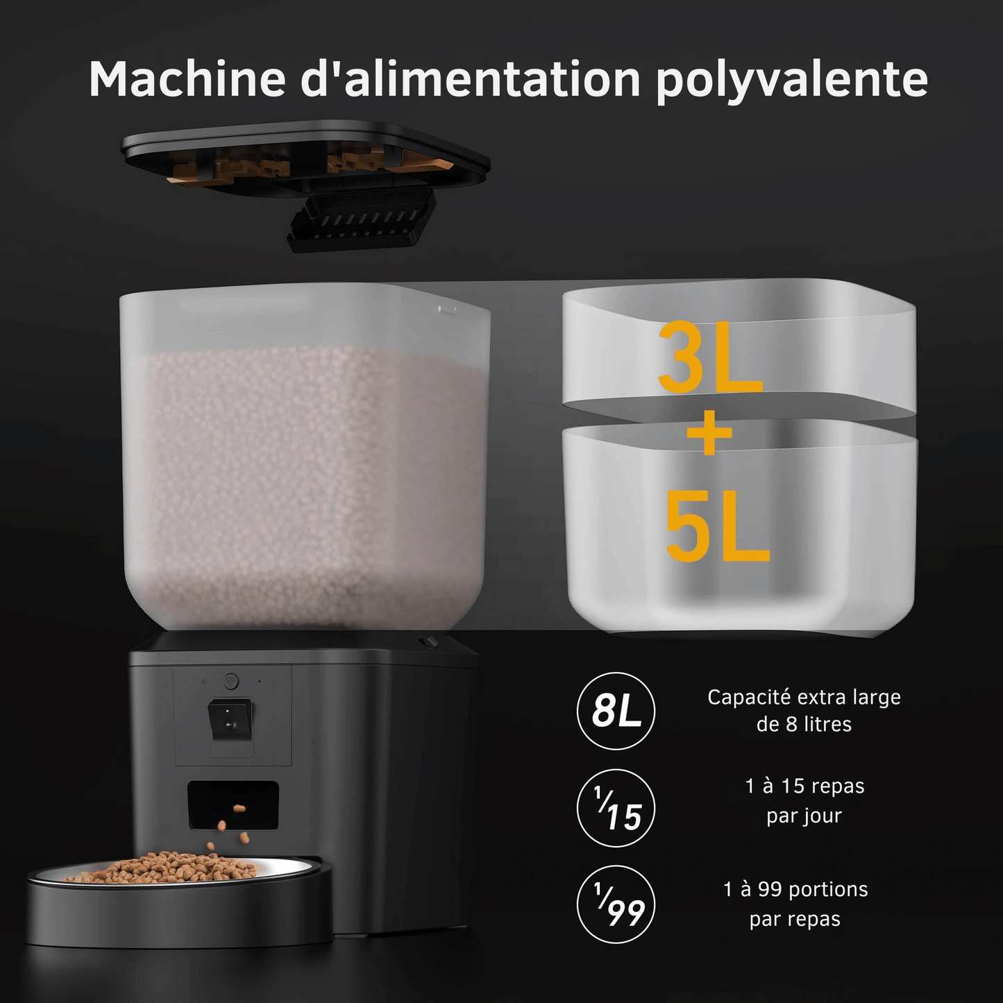 Distributeur De Croquette Pour Gros Chien Automatique