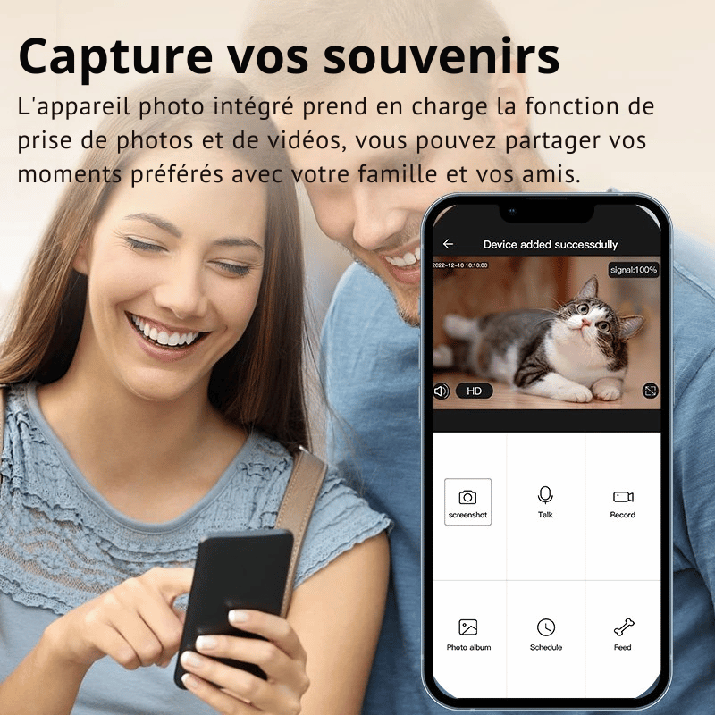 Distributeur De Croquettes Pour Chat Connecté