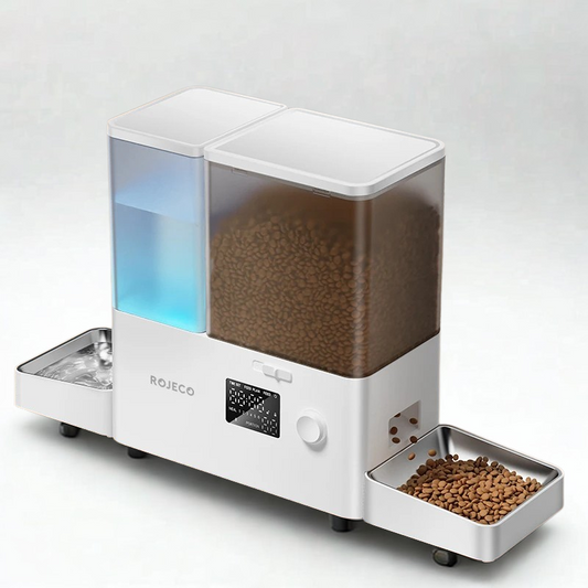 Distributeur Automatique De Croquettes Et D'eau Pour Chat