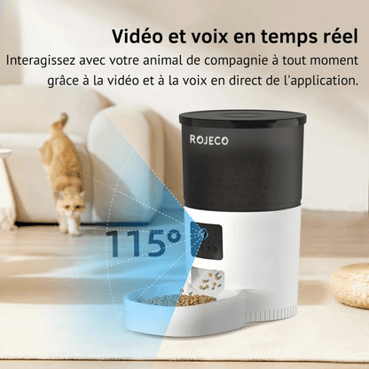 Distributeur De Croquettes Pour Chat Connecté