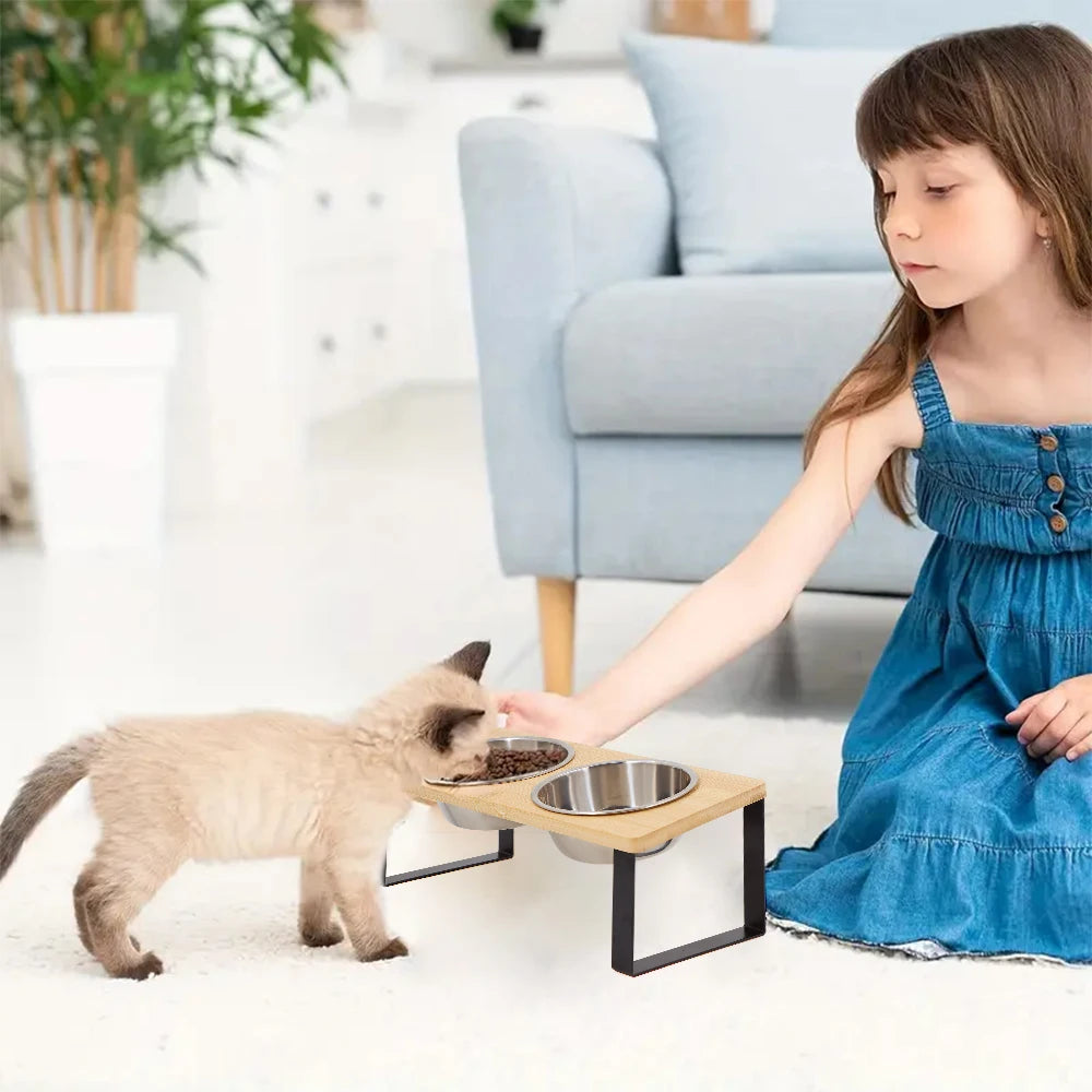 Meuble Pour Gamelle Chat En Hauteur